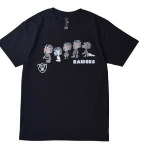 Raider x Peanuts / Snoopy Men's Black Graphic Tee